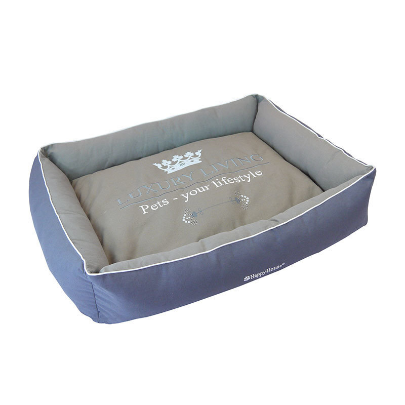 Happy House Hundebetten Happy House Liegeplatz Luxury Living grau M