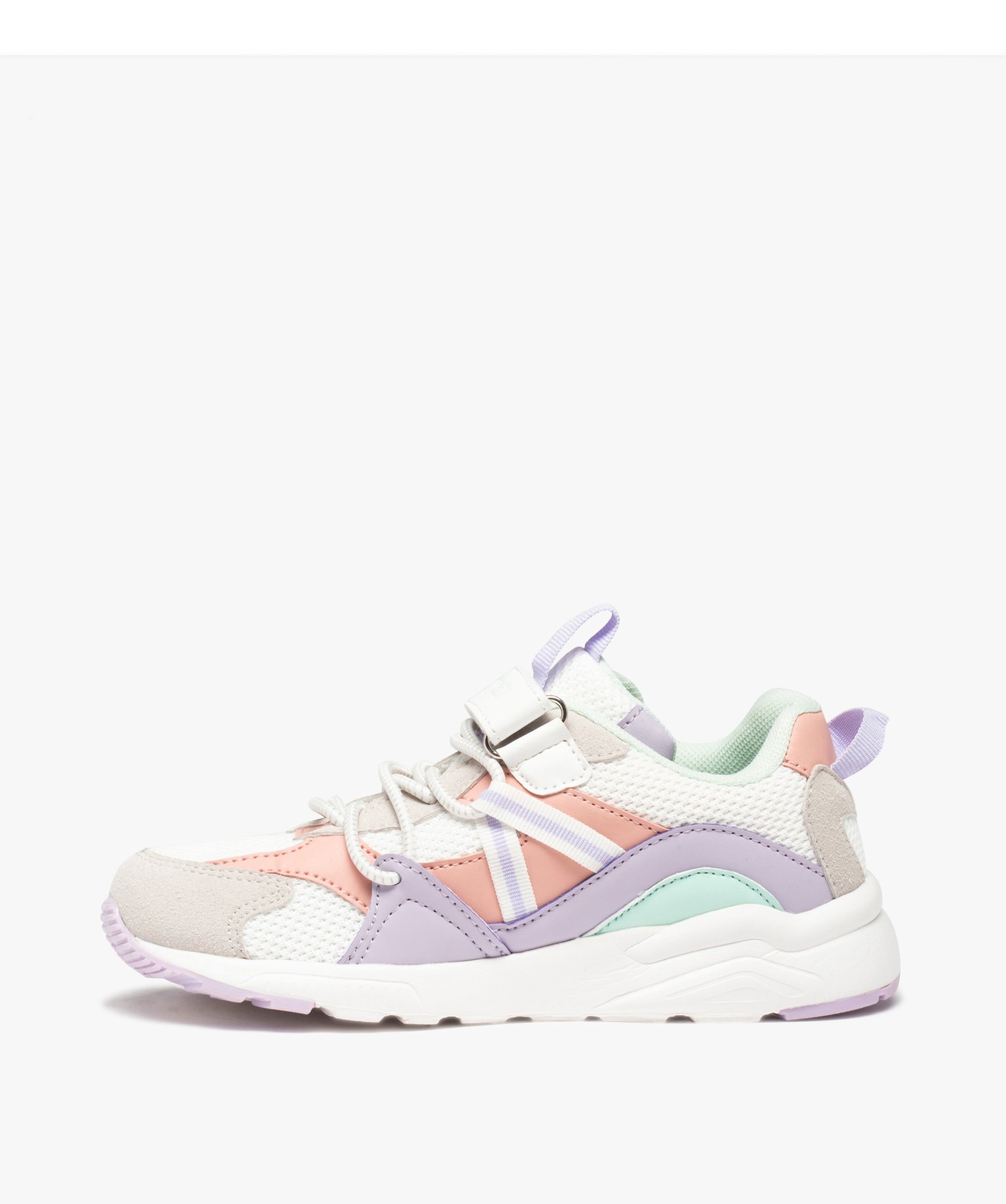 Baskets fille running multi-matières - Kappa blanc | GEMO