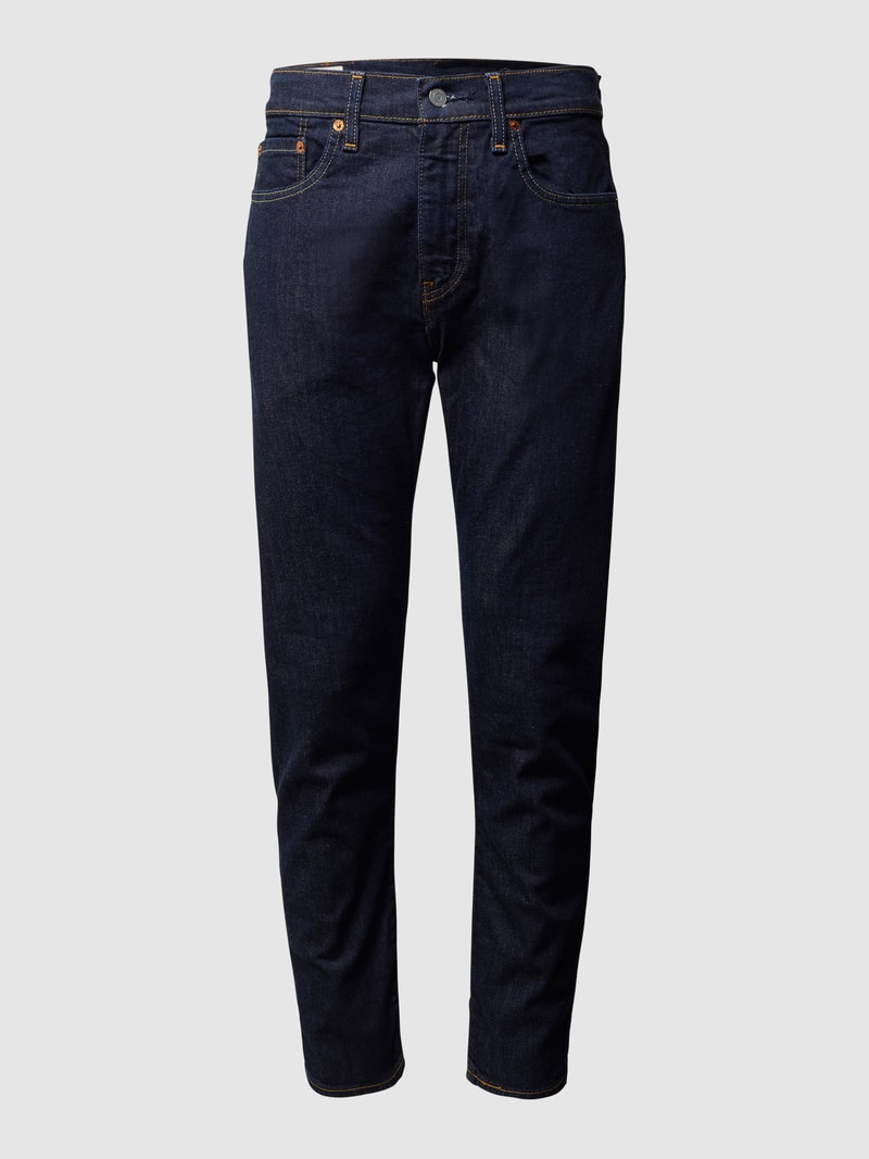 Tapered Fit Jeans mit Stretch-Anteil Modell '502 Taper' - ‘Water<Less™’ in dunkelblau
