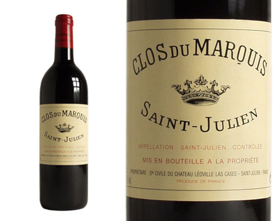 Clos du Marquis Rouge 2003, Second Vin du Château Léoville Las Cases Bordeaux Saint-Julien