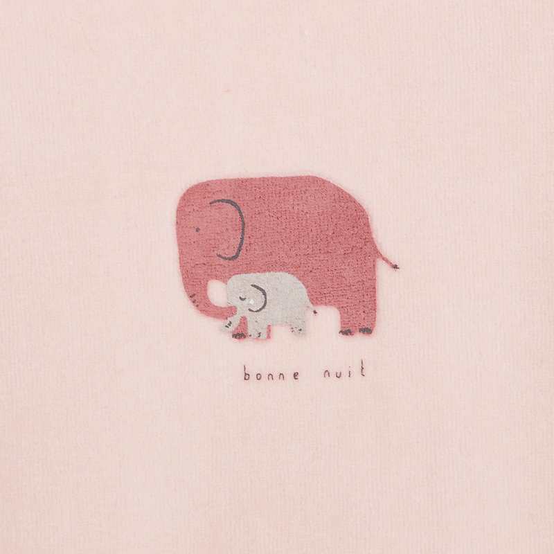 Lot de 2 pyjamas en velours bébé rose Absorba