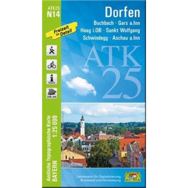 Dorfen 1 : 25 000 - Wanderkarte
