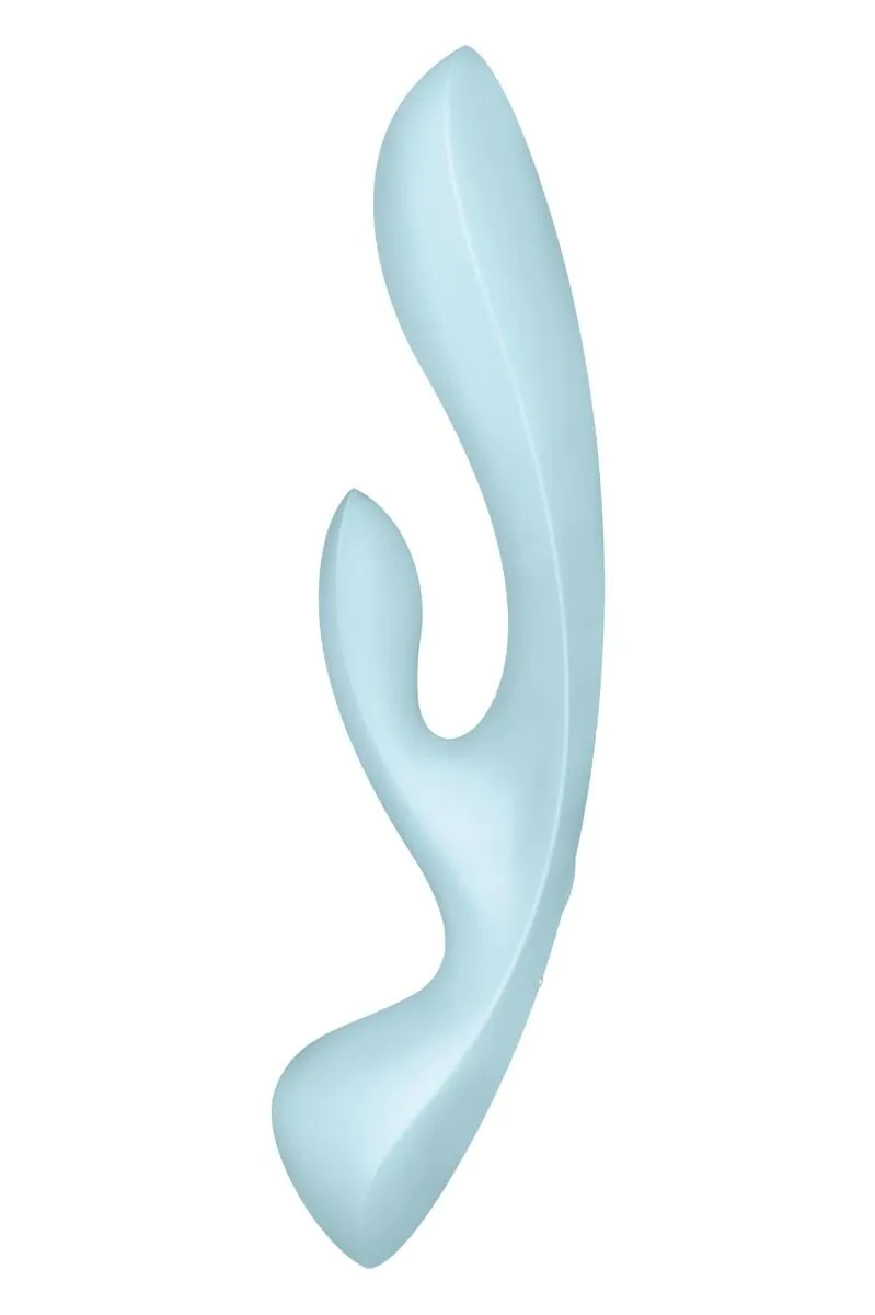 Satisfyer Masażer Triple Oh Lyseblå