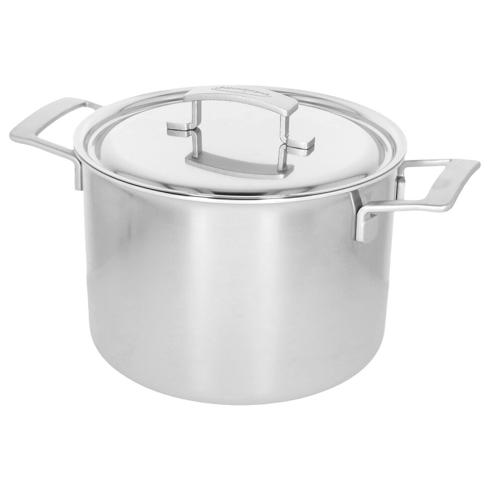 Kochtopf mit Deckel 24 cm, 18/10 Edelstahl