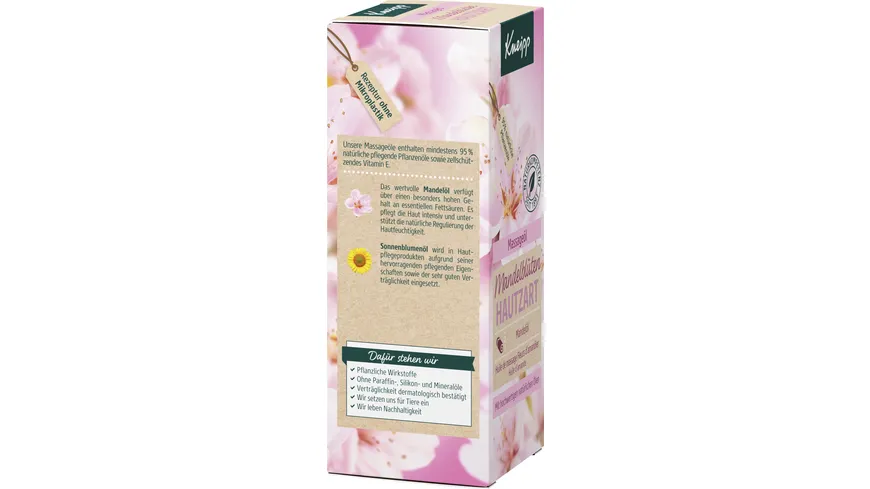 Kneipp Massageöl Mandelblüten Hautzart 100 ml