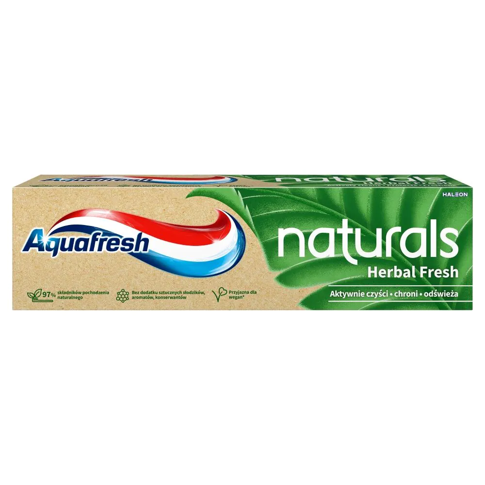 „Aquafresh Naturals“ žolelių dantų pasta „Gresh“