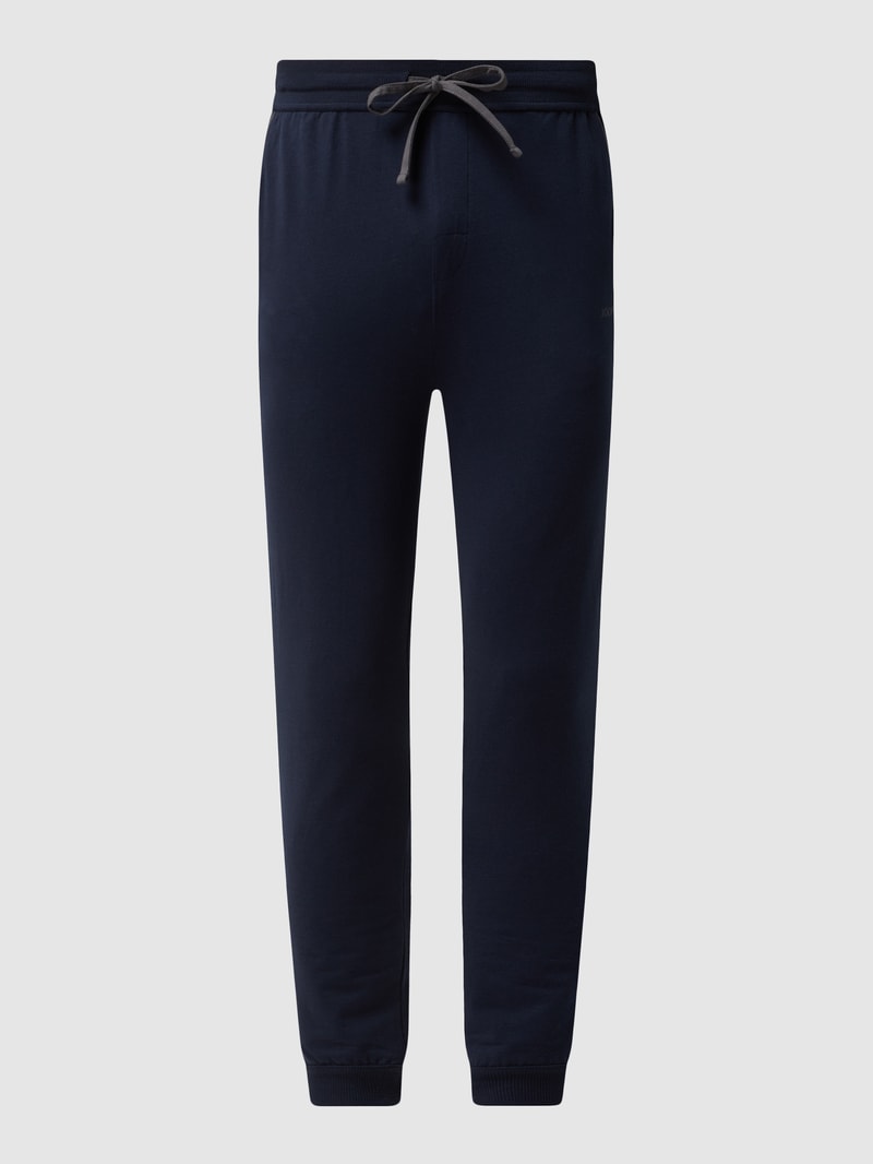 Pyjama-Hose mit Stretch-Anteil in dunkelblau