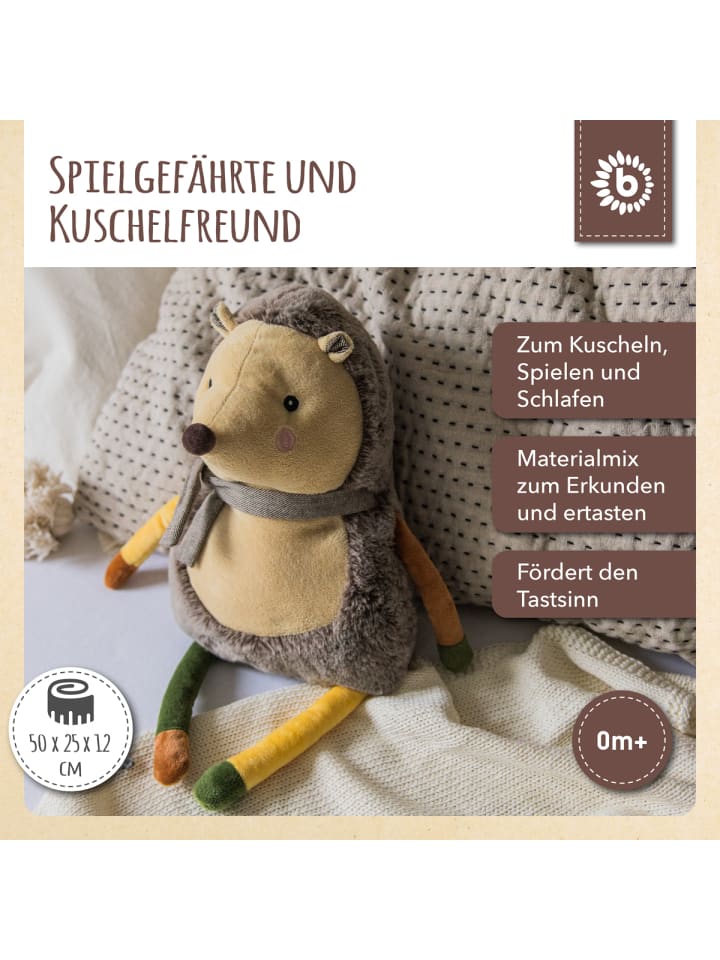 Bieco Spielwaren Plüsch Kuscheltier Igel in Braun günstig kaufen onesize