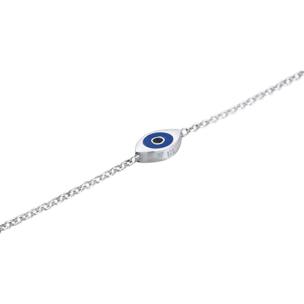 Elli Elli Collier Femme Choker Evil Eye Trend Blogger avec émail en argent sterling 92 collier