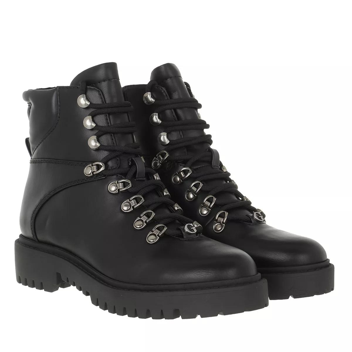 GUESS Stiefeletten schwarz Schnürstiefel