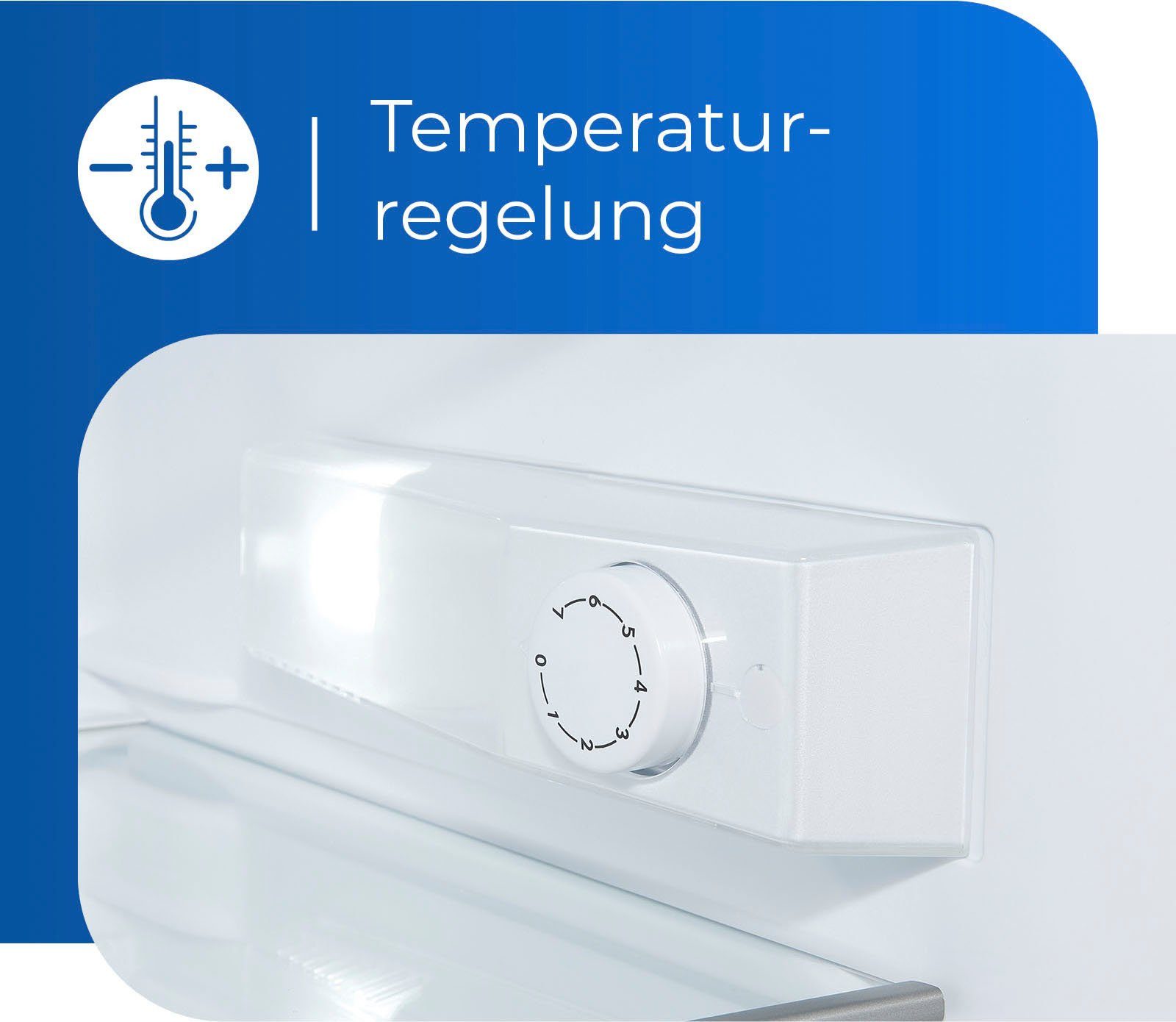 exquisit Vollraumkühlschrank KS16-V-H-010E weiss, 85 cm hoch, 56 cm breit