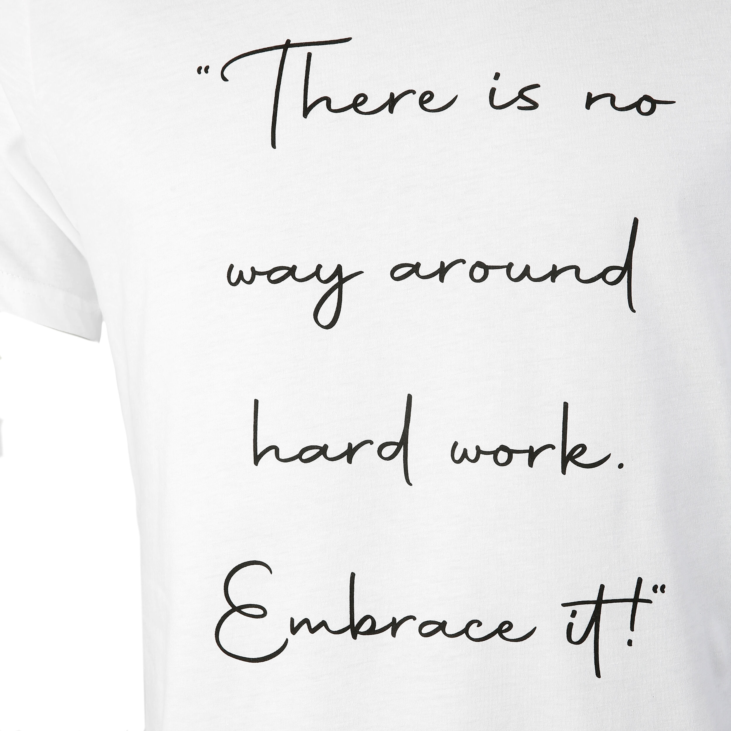 Embrace T-Shirt Herren - Weiß, Schwarz