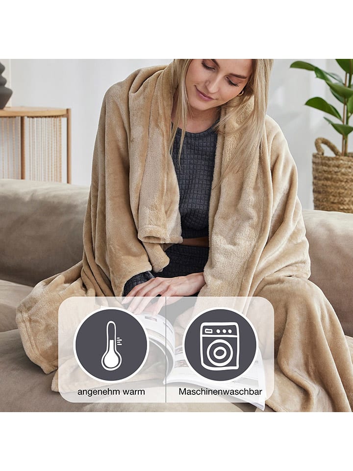 Ibena Wohndecke ''Olbia'' in Beige günstig kaufen