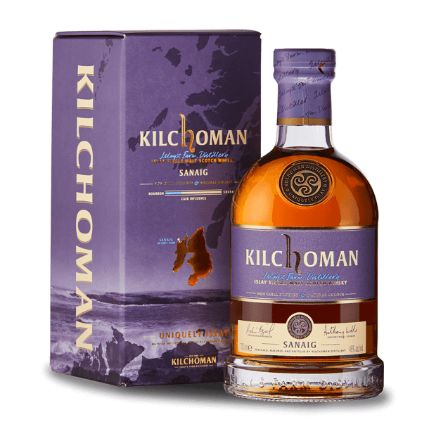 Kilchoman Sanaig 46% + Etui