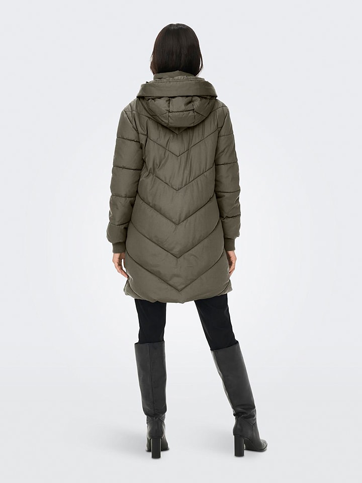 JDY Steppmantel in Khaki günstig kaufen