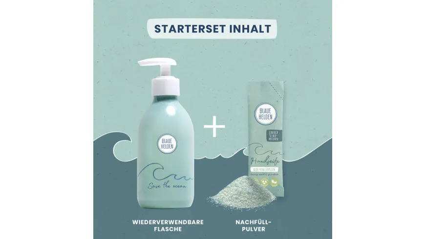 Blaue Helden Handseife Starterset Lemongrass 300 ml
