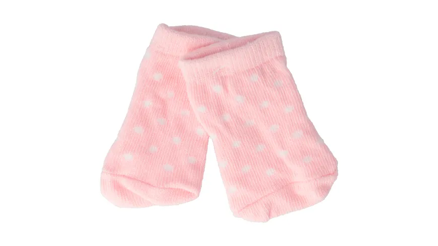PARSA Beauty Baby Söckchen rosa mit weißen Punkten Rosa mit weißen Punkten