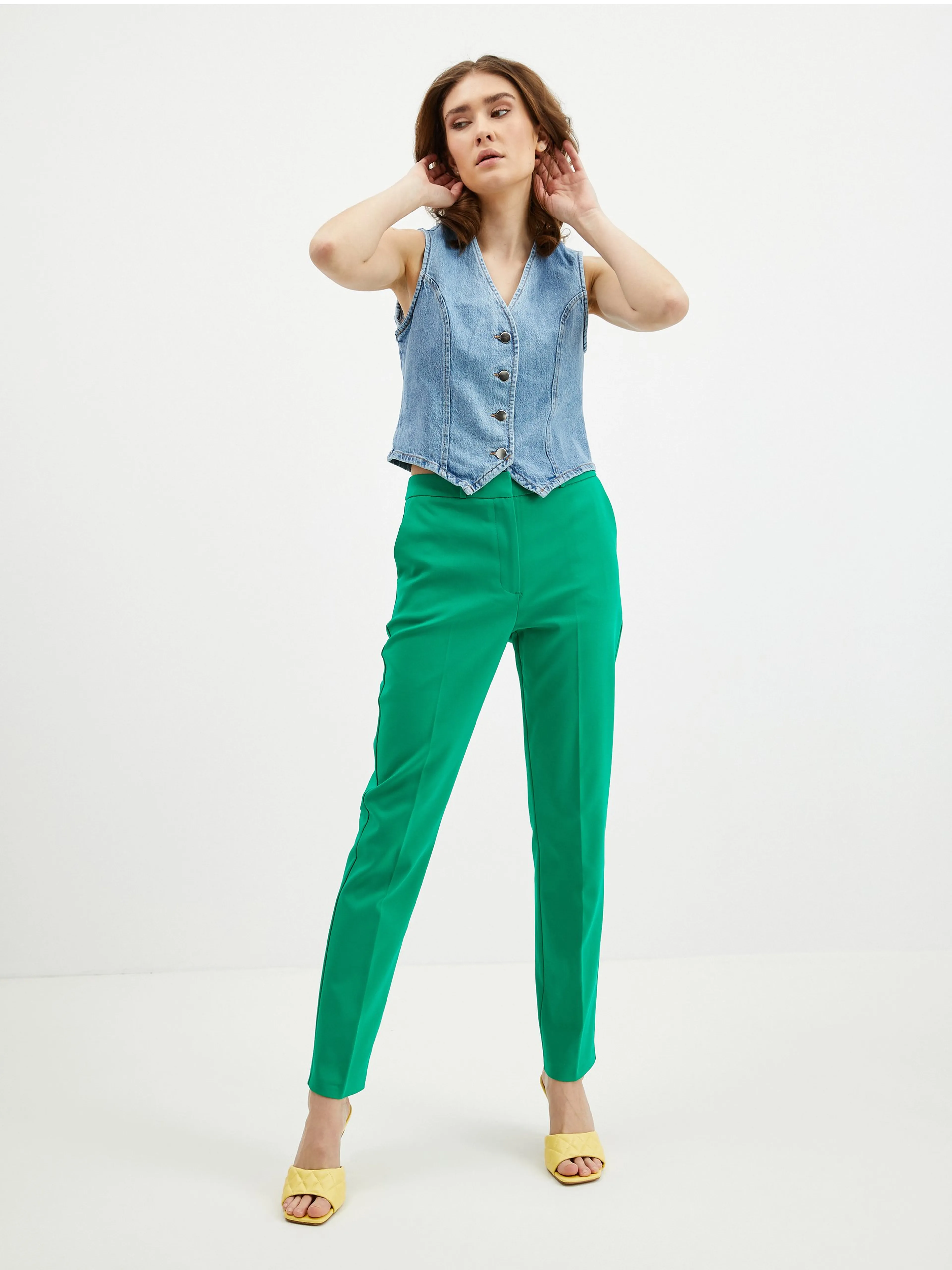 Grüne Damenhose ORSAY