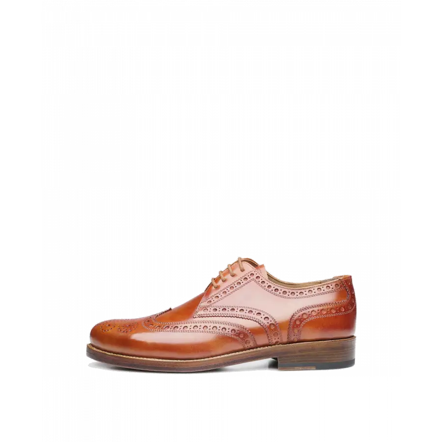 Heinrich Dinkelacker - Businessschuhe Derby ZÜRICH FULL-BROGUE AC Kalbsleder - beige