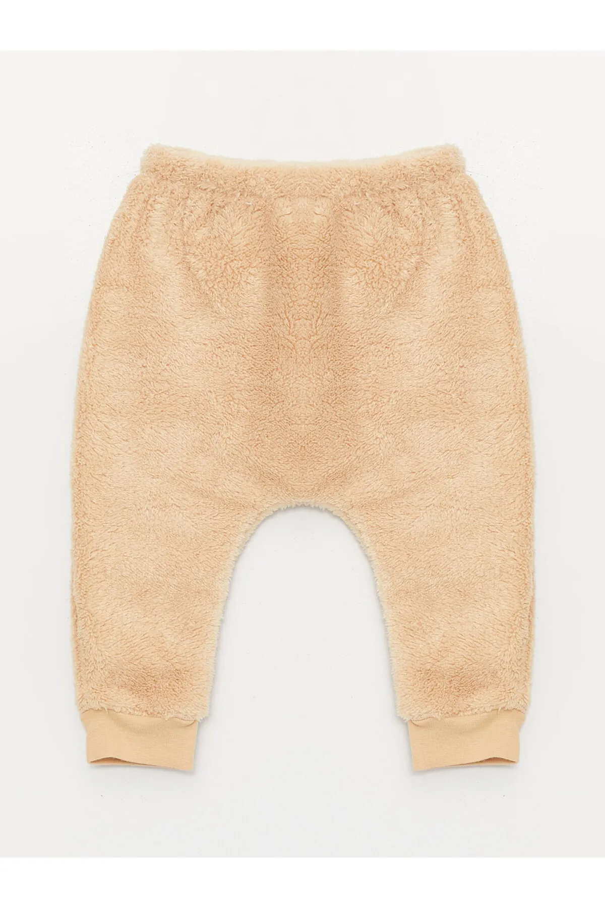 LC Waikiki  Langärmliges Baby-Jungen-Plüsch-Cardigan und Hose mit Rundhalsausschnitt, 2er-Set