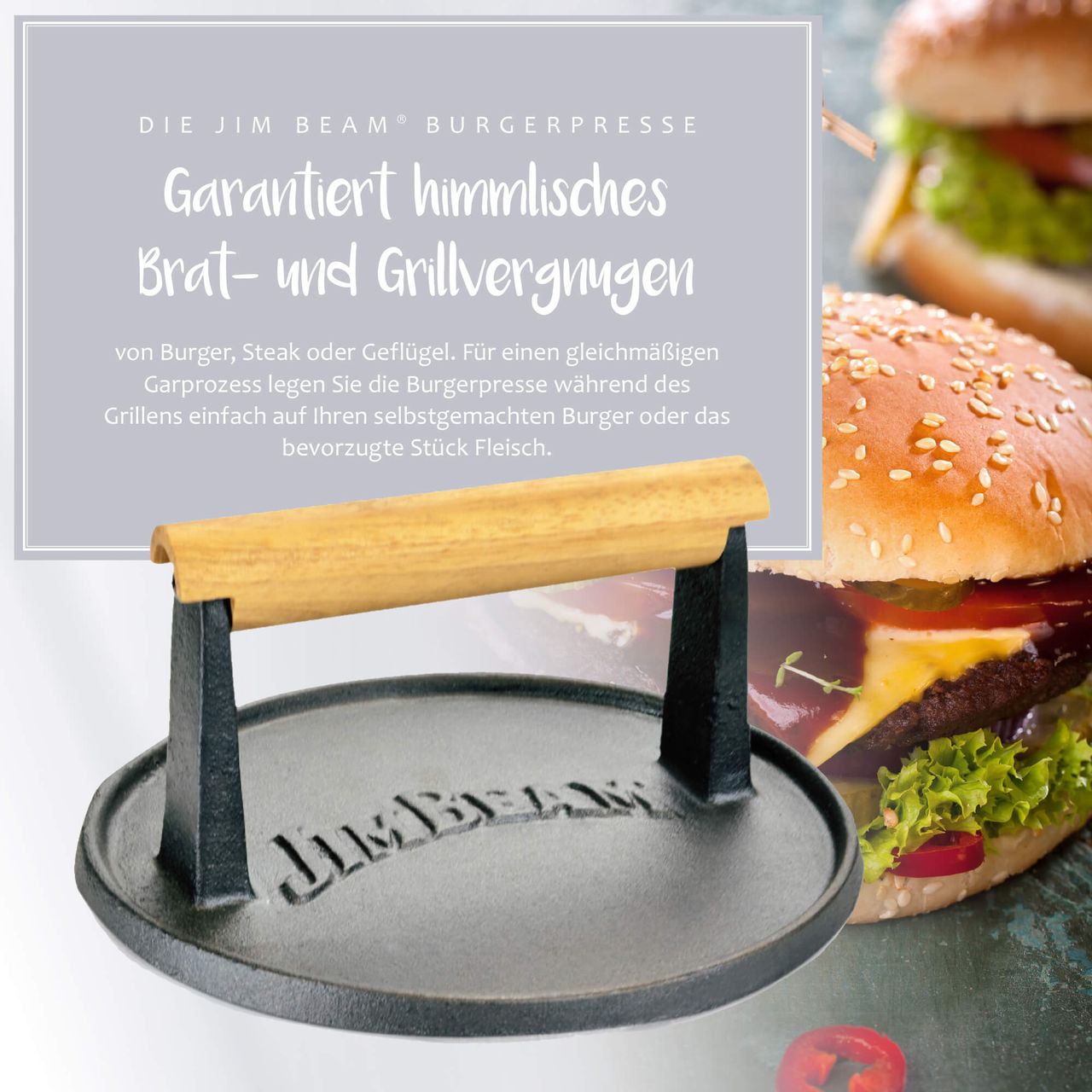 X4-Life Jim Beam Burger Presse