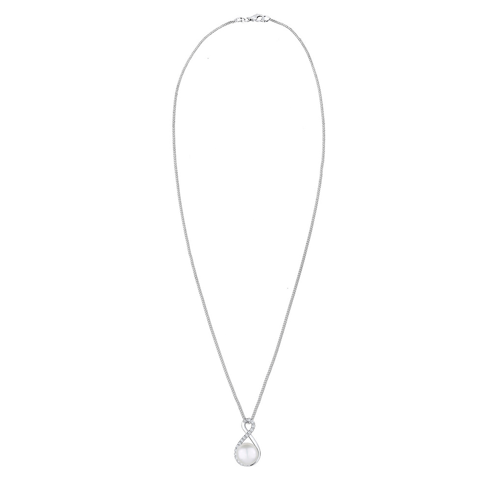 Elli PREMIUM Elli PREMIUM Collier Infinity Süwasserzuchtperle 925 Silber collier
