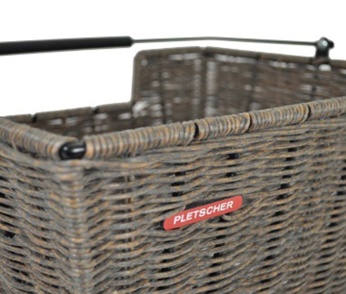 Pletscher Einkaufskorb Rattan inkl. Kunststoffadapter kaufen | Bike-Discount