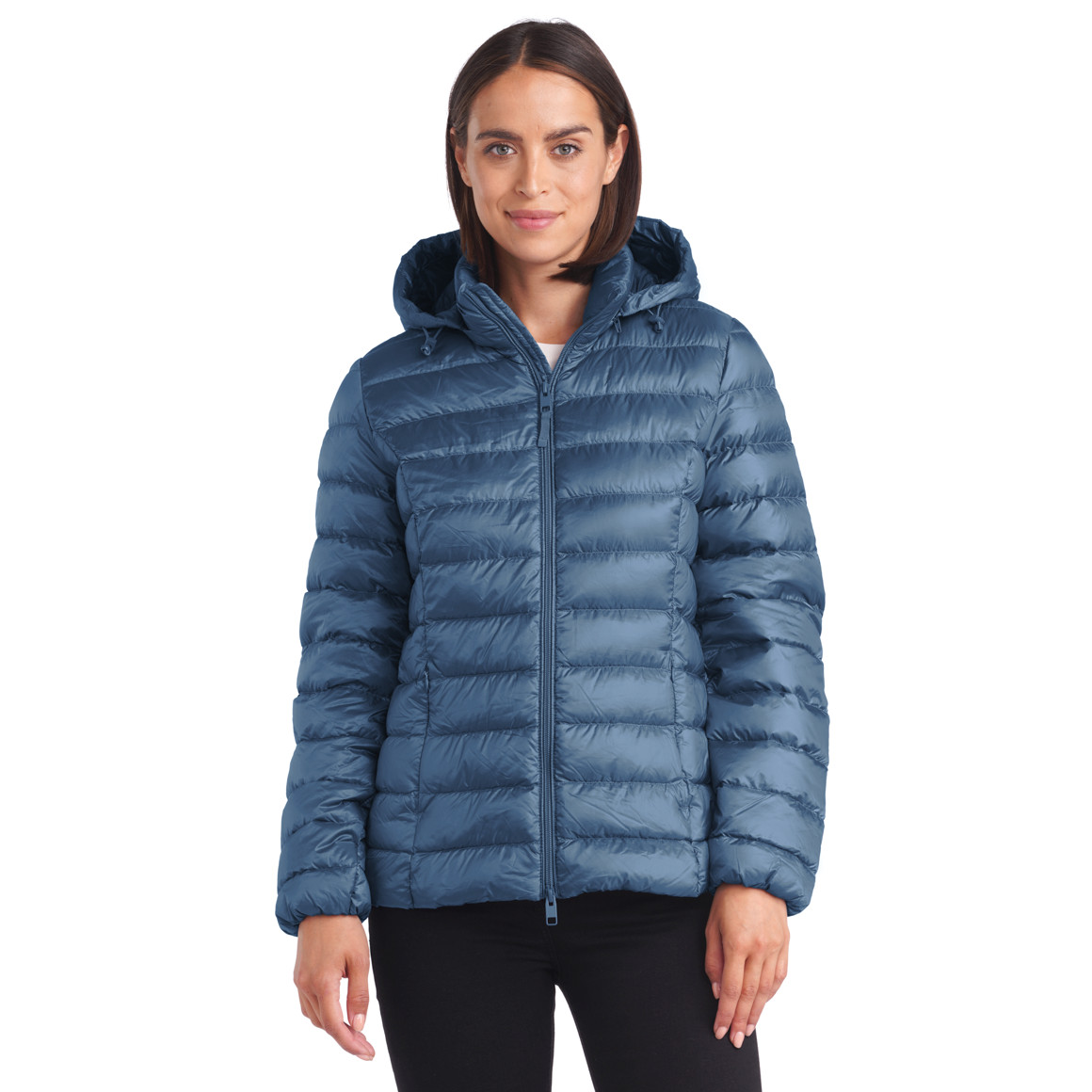 Damen Soft-Daunenjacke mit Kapuze