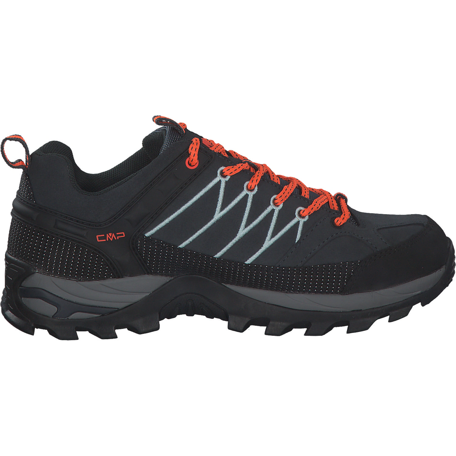 CMP Rigel Low 3Q13247, Trekkingschuhe, Herren, Schwarz/Orange