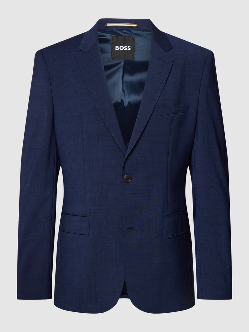 Sakko mit Pattentaschen Modell 'Jasper' in marineblau