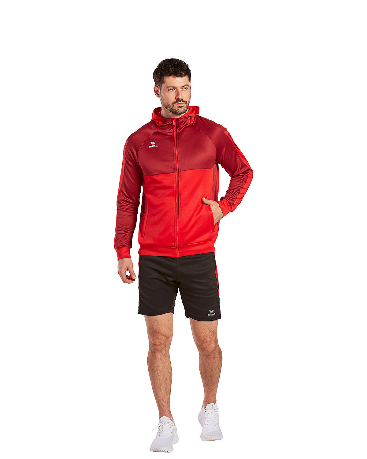 Six Wings Trainingsjacke mit Kapuze Trainingsjacken