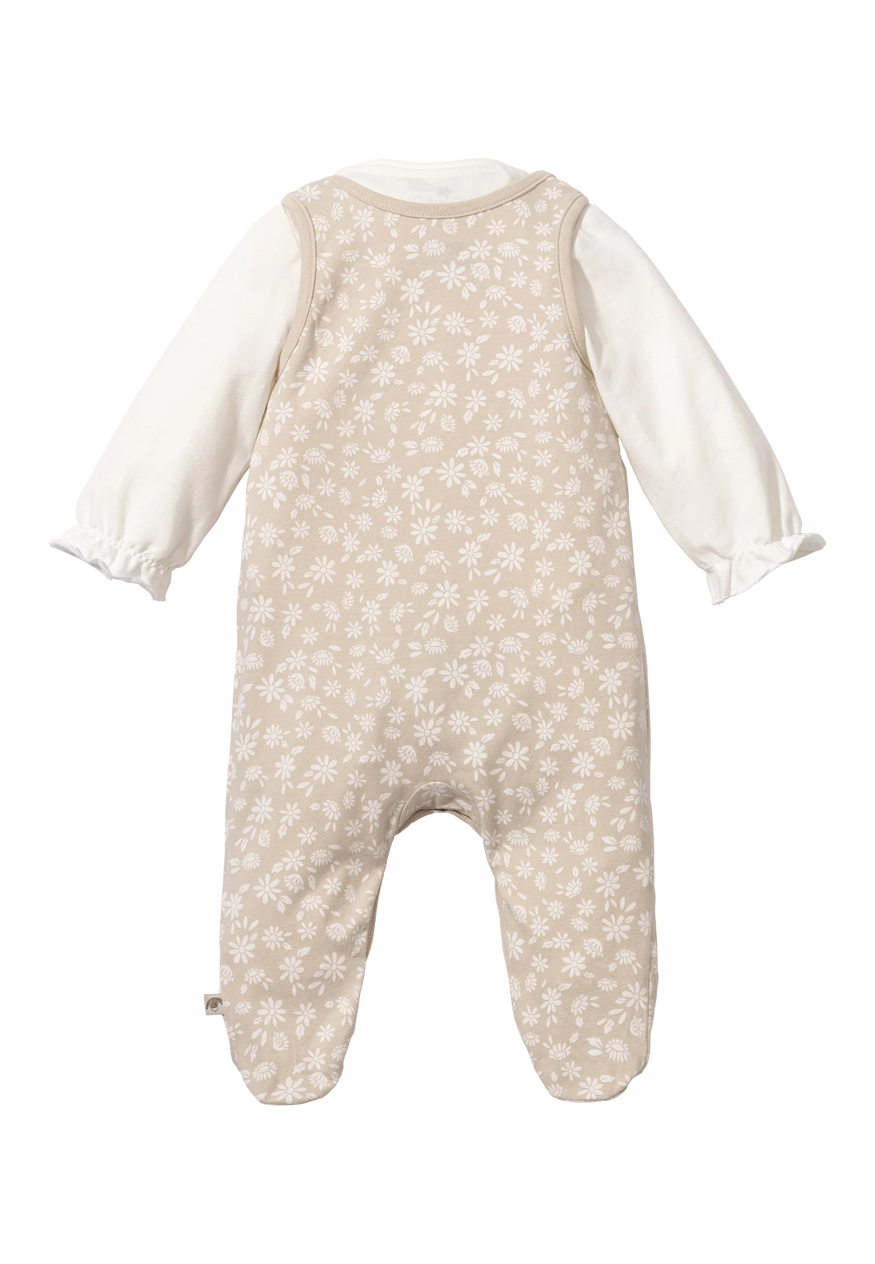 Strampler Set Jersey Hase Happy zweiteilig in beige