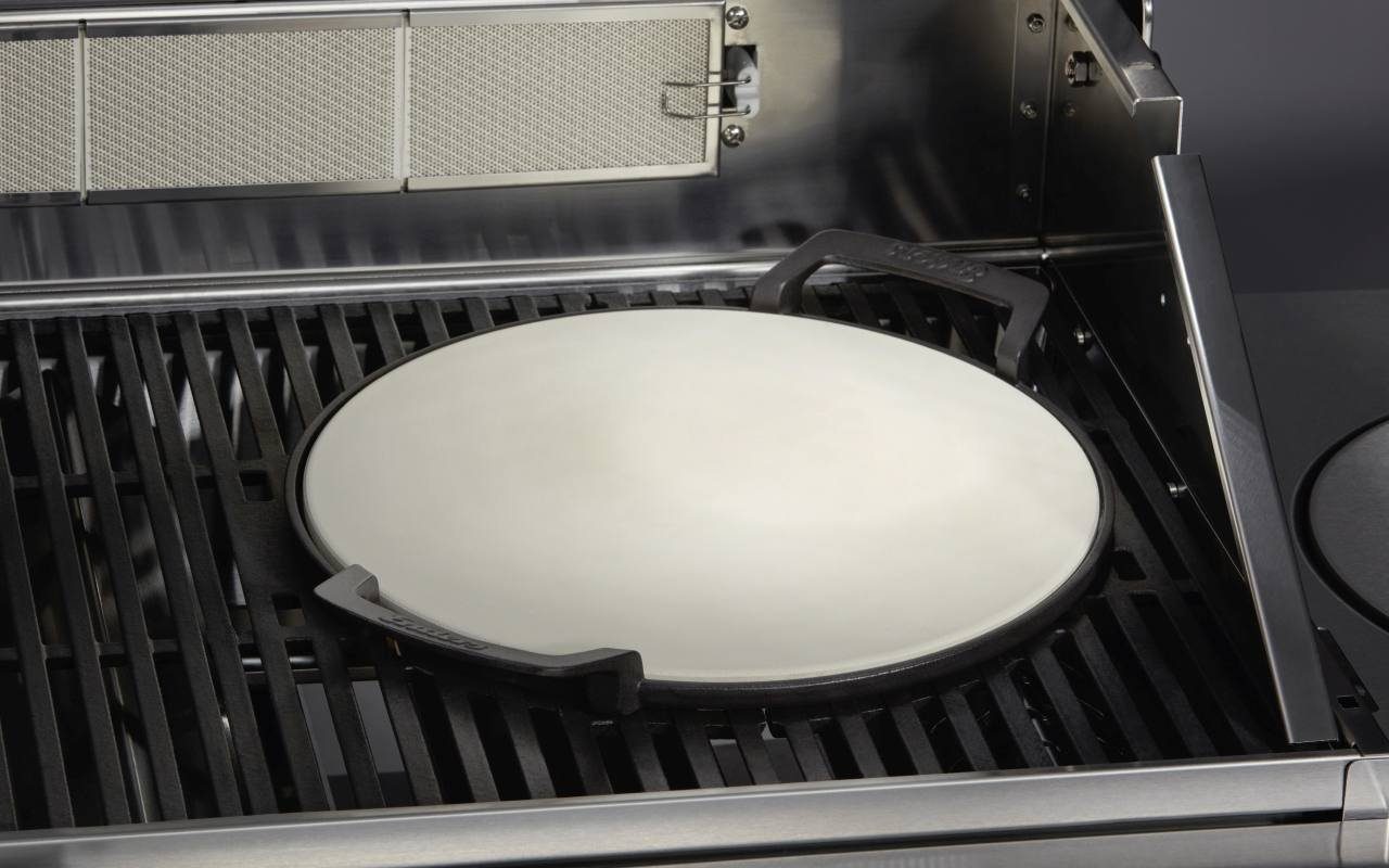 Enders® Pizzastein, Keramik, Switch Grid Pizzastein Ø 31,5 cm - Für bequemes Zubereiten einer knusprigen Pizza oder süßen Gebäcks