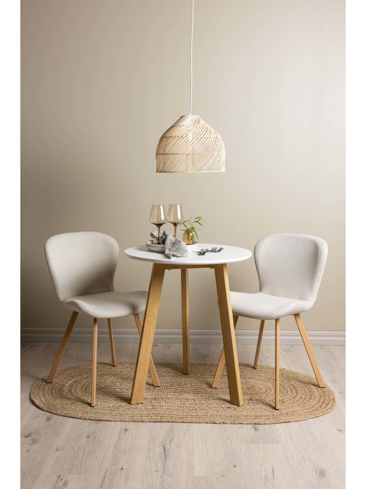 ebuy24 Essgruppe Leonora 5 (3-teilig) Weiß 65 x 65 cm günstig kaufen onesize