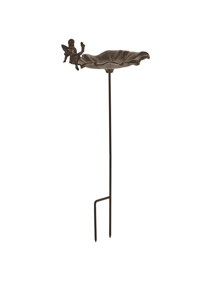 Beliani Vogelbrunnen MAGPIE in Braun - (W) 27 x (H) 65 x (L) 27 cm günstig kaufen onesize