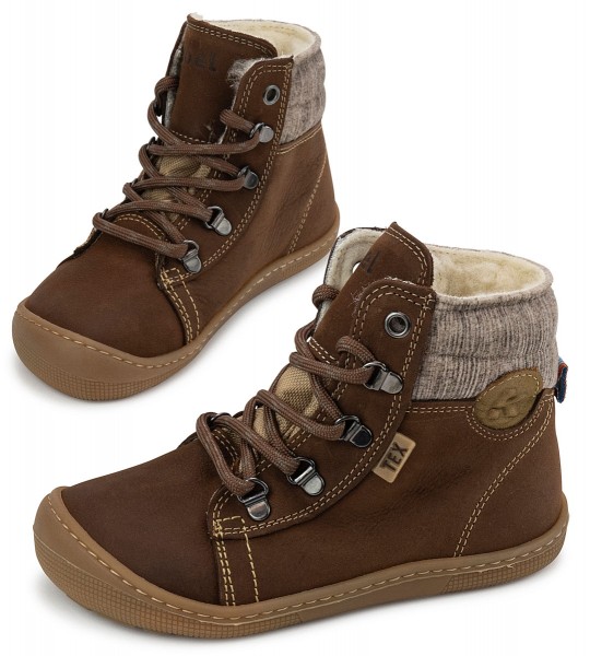 Koel bare ~ Deemer 2.0 HighCut Schnürschuh Winter + Tex ~ Chocolate