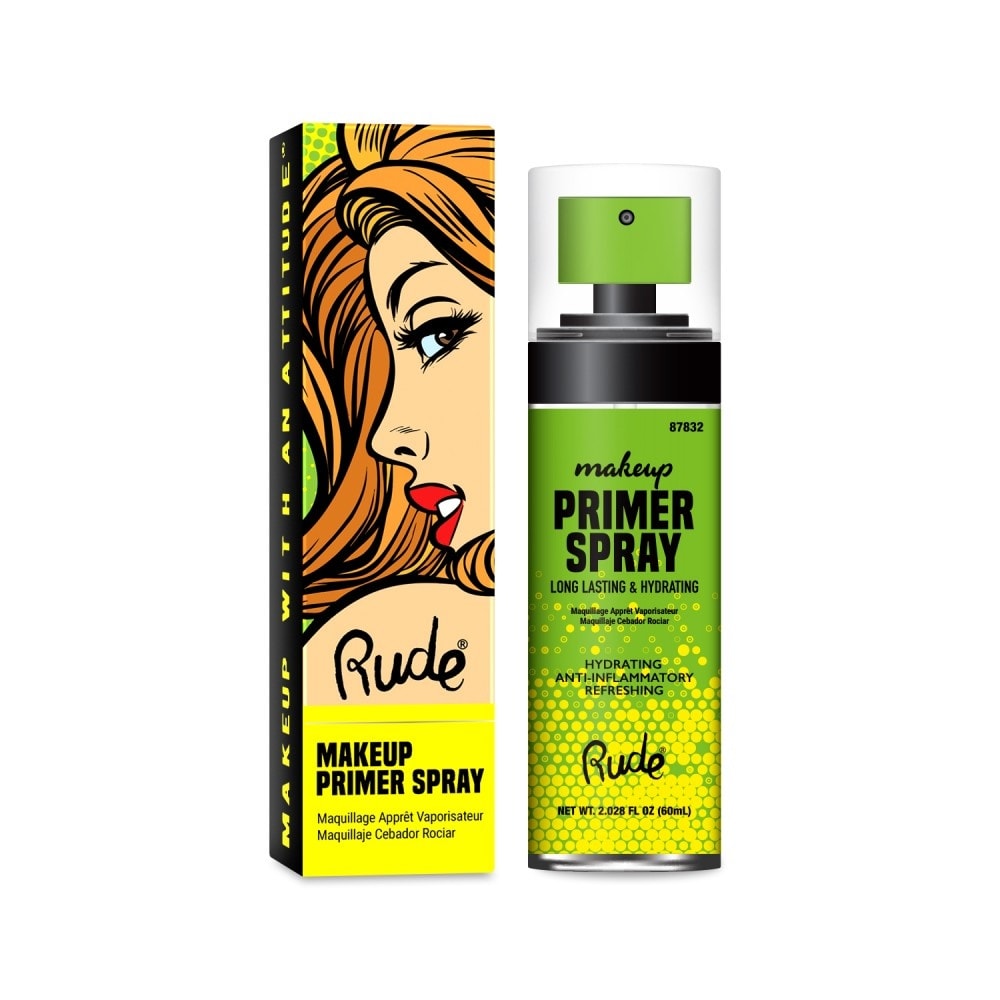 Rude Cosmetics RUDE MAKE UP Primer Spray Spray fixateur