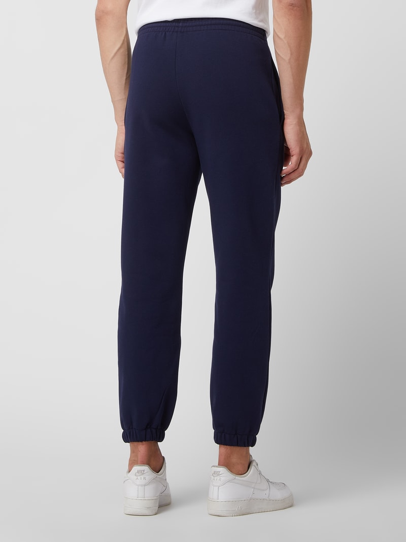 Sweatpants mit Label-Detail in marineblau