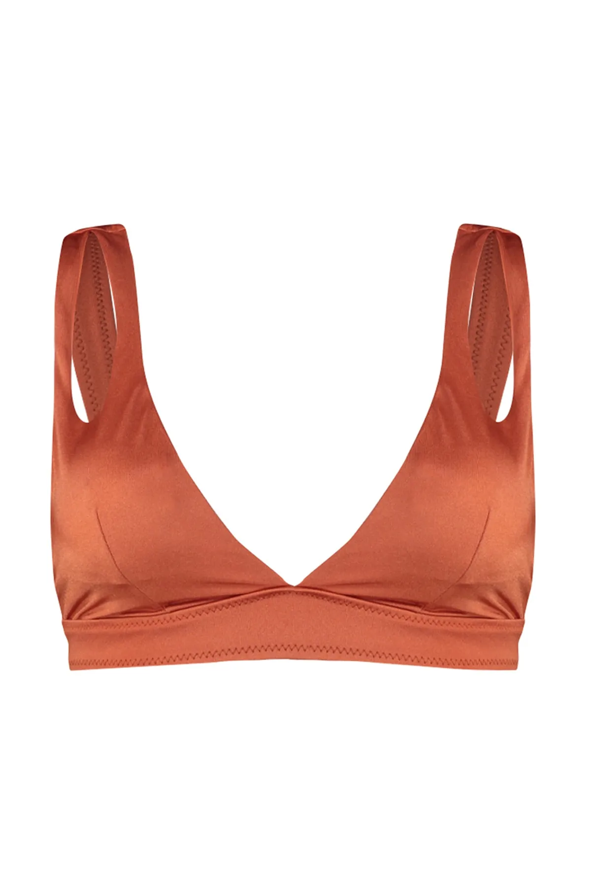 Trendyol Collection  Gefliestes, dreieckiges Bikinioberteil mit Ausschnitt/Fenster TBESS20BU0202