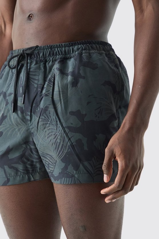 Kurze Camouflage Badehose