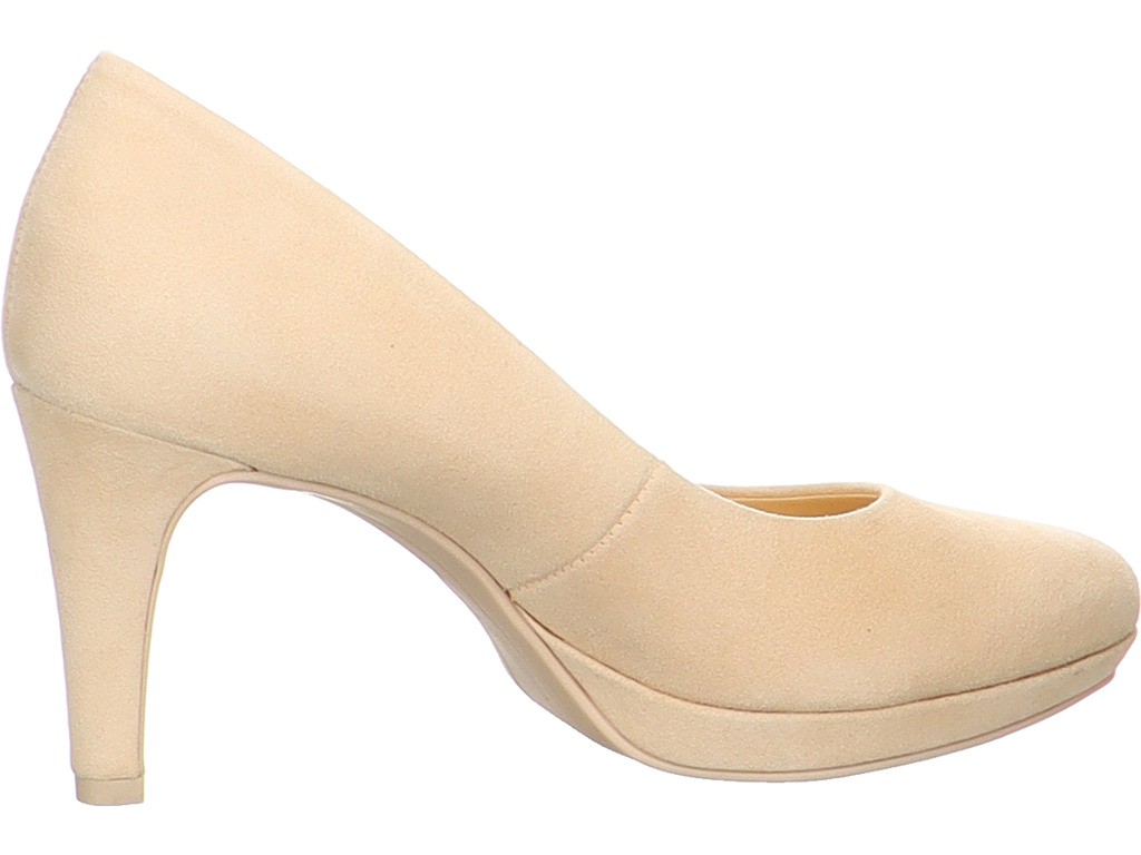 PAUL GREEN Modische Pumps beige biscuit Samtziege