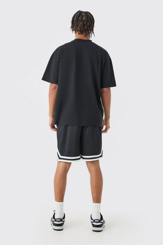 Lockere Mesh Basketball-Shorts