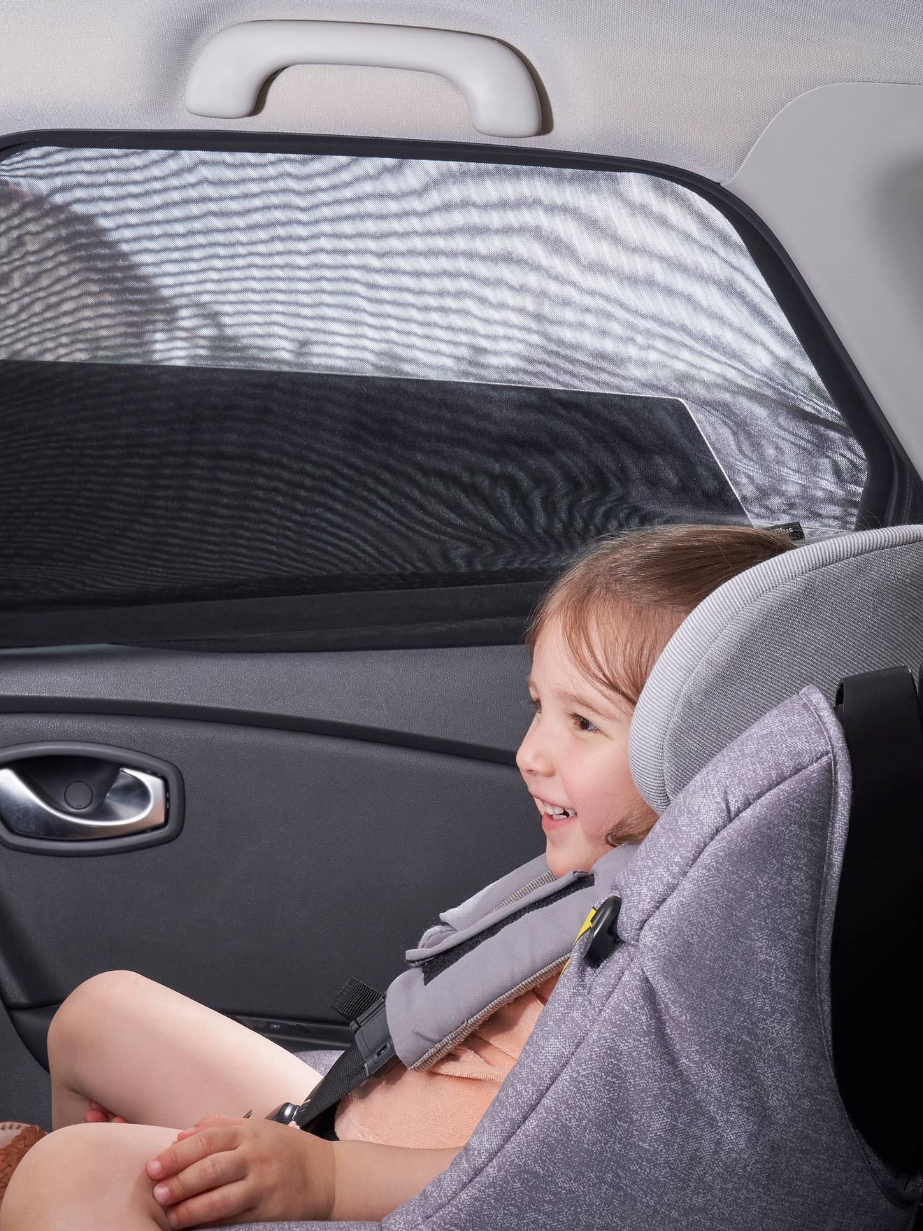 Badabulle Auto-Sonnenschutz BADABULLE mit Gummizug - schwarz