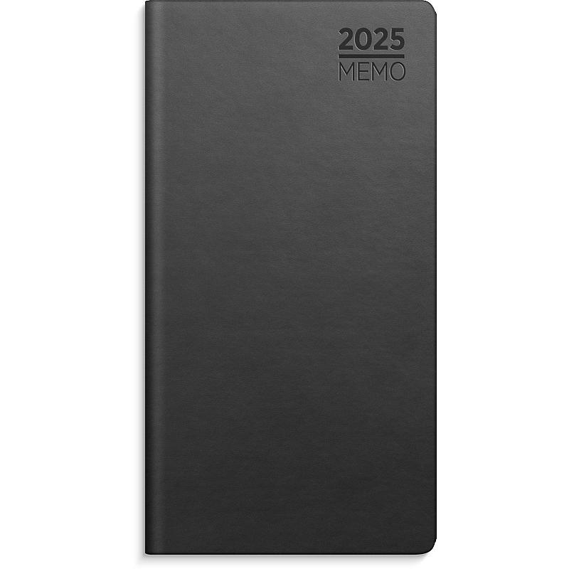 Almanakk memo mørk grå 2025
