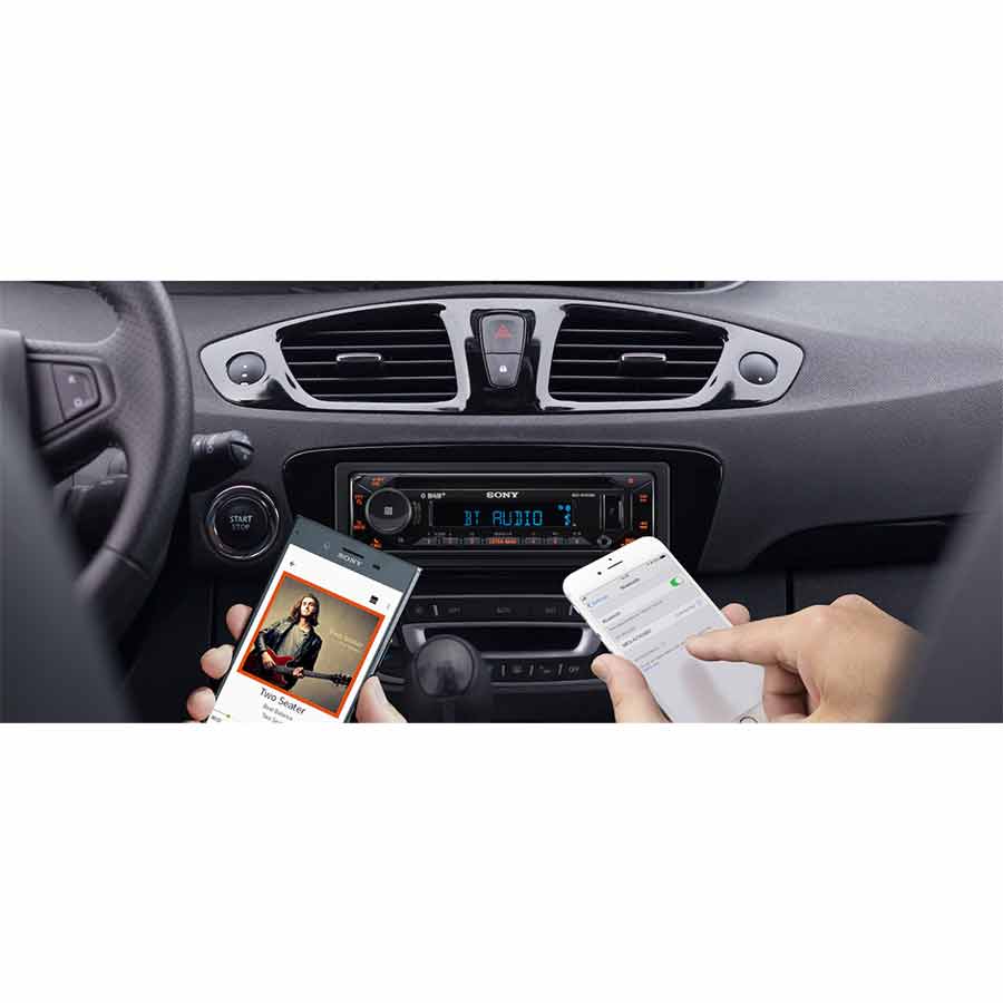 Sony MEX-N7300BD 1 DIN Autoradio mit DAB+, Bluetooth, USB/AUX und NFC - ATU