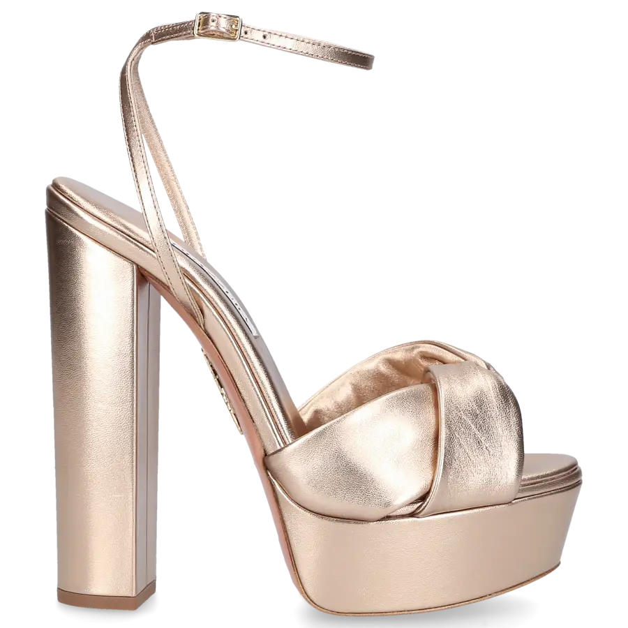 Aquazzura - Sandalen OLIE 140 Kalbsleder - gold