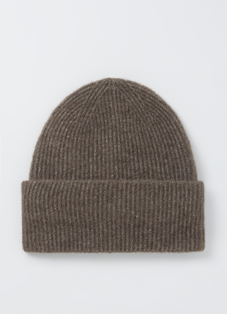 SAMSØE SAMSØE Nor berretto a maglia fine in misto lana di alpaca