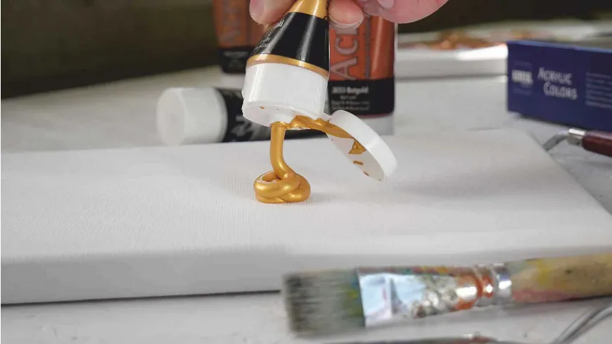 KREUL el Greco Acrylic 75 ml 4er Set Metallic Colors 300 ml