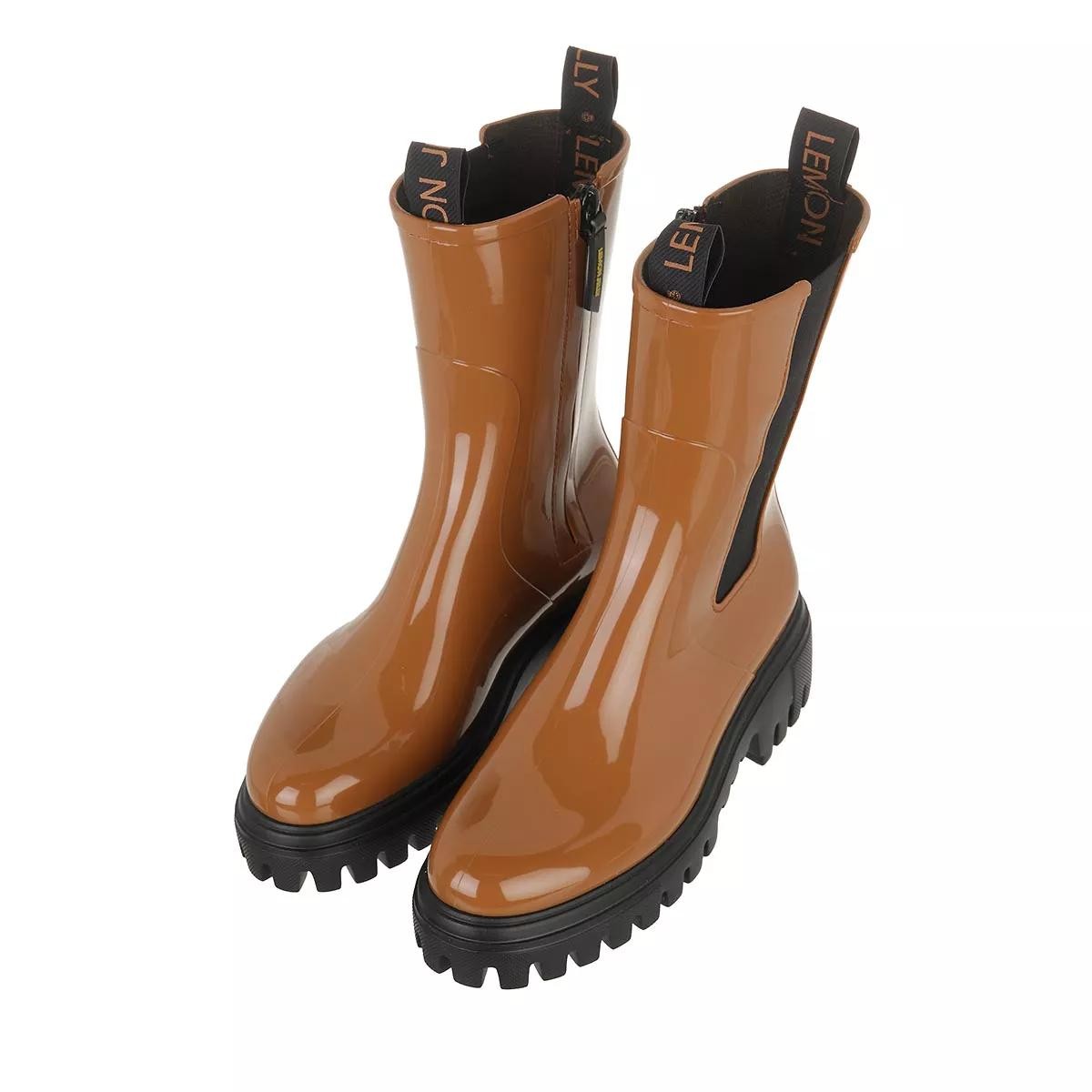 LEMON JELLY Stiefeletten braun Regenstiefel