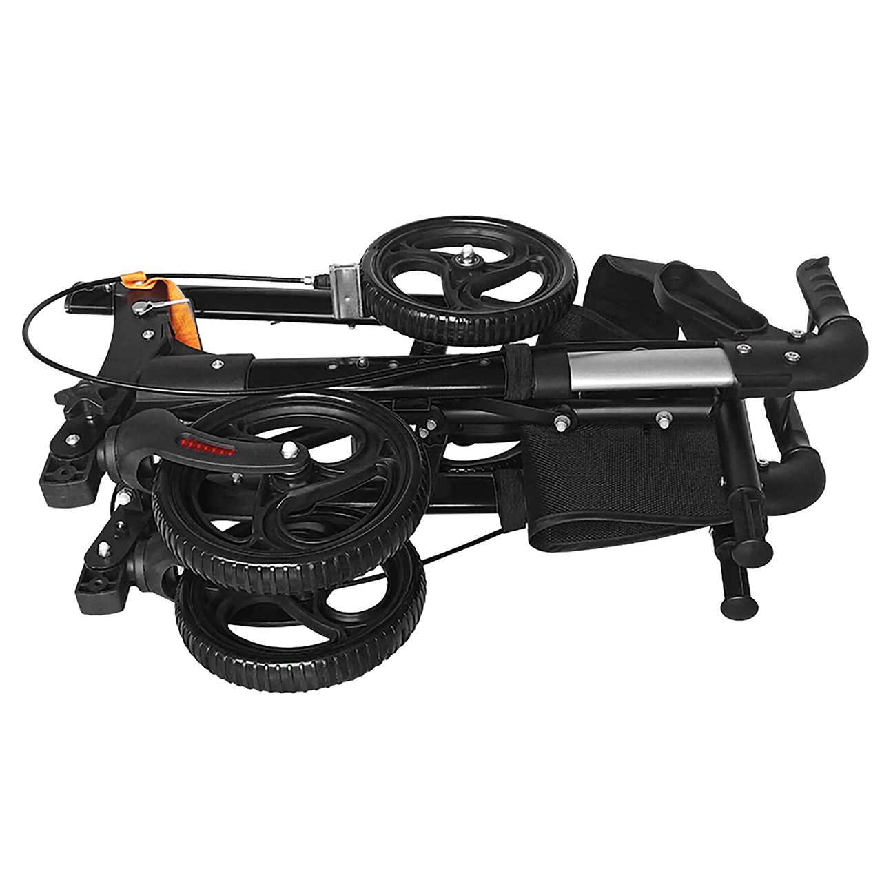 HC Home & Living Rollator aus Aluminium, faltbar, inkl. Tasche